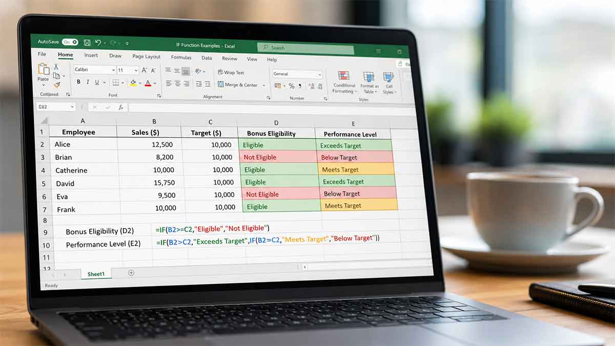 How the IF Function Works in Excel 1 how if function works in excel