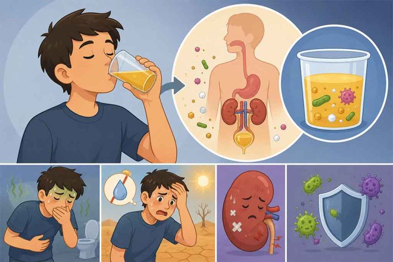 what happends if you drink pee