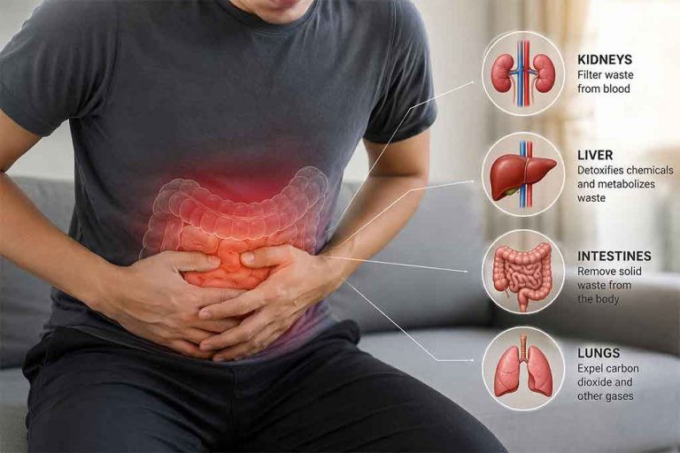 what happens if waste is not removed from the body
