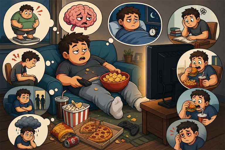 what happens if you watch tv all day every day
