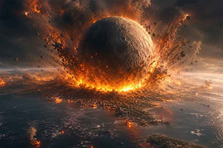 what would happen if the moon hit earth
