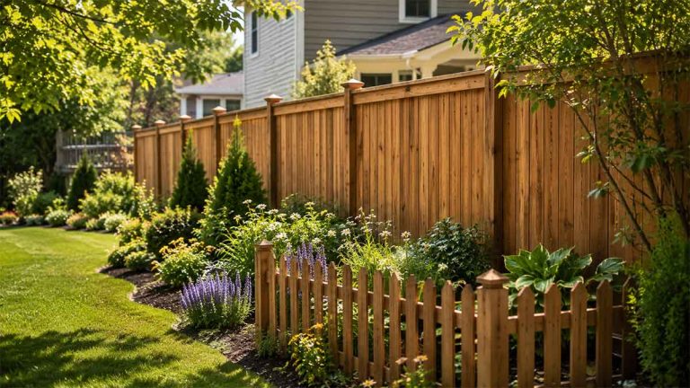 how high should a garden fence be