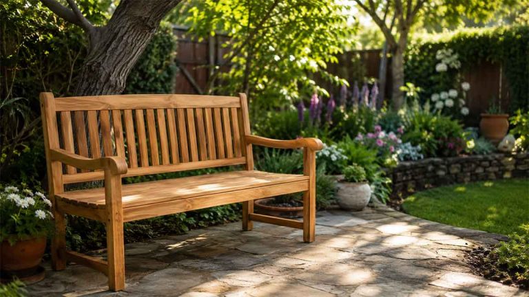 how to choose an outdoor garden bench