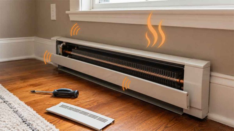 why is my baseboard heater making noise