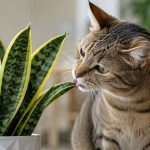 what happens if a cat licks a snake plant