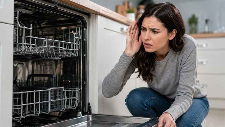 why is my dishwasher making a loud humming noise